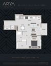 One Bedroom One Bath Whitten 1 Floor Plan One Bedroom One Bath Whitten 1 floor plan at Arya Peachtree, Atlanta, GA